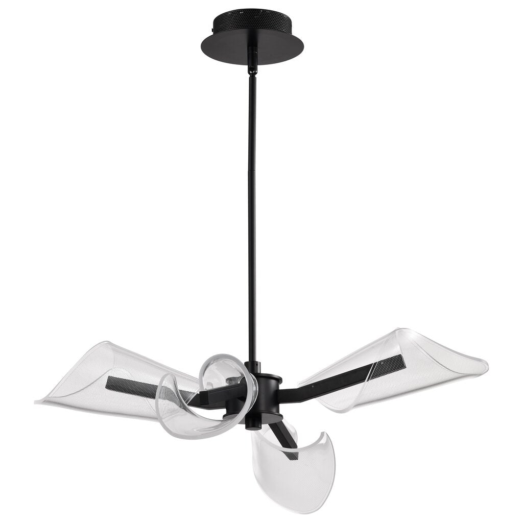 Satco 62-2283 24W LED Fixture Sedona - 27 Inch 4 Light Chandelier