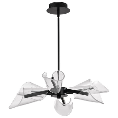 Satco 62-2281 31W LED Fixture Sedona - 28 Inch 6 Light Chandelier