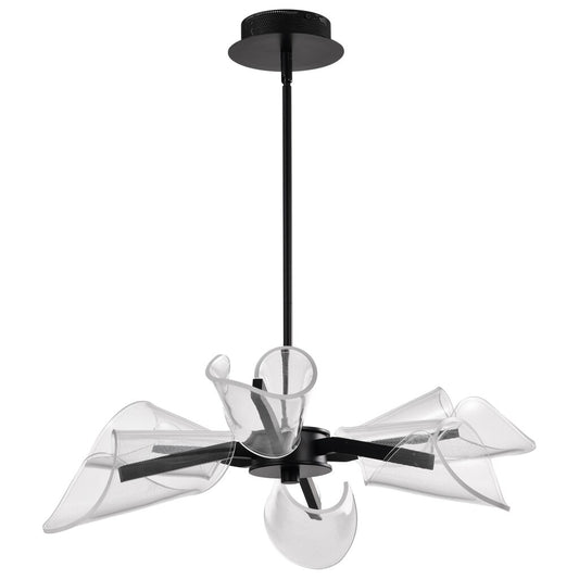 Satco 62-2281 31W LED Fixture Sedona - 28 Inch 6 Light Chandelier