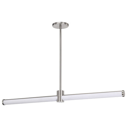 Satco 62-2272 39W LED Fixture Bowman - 36 Inch Island Pendant Brushed