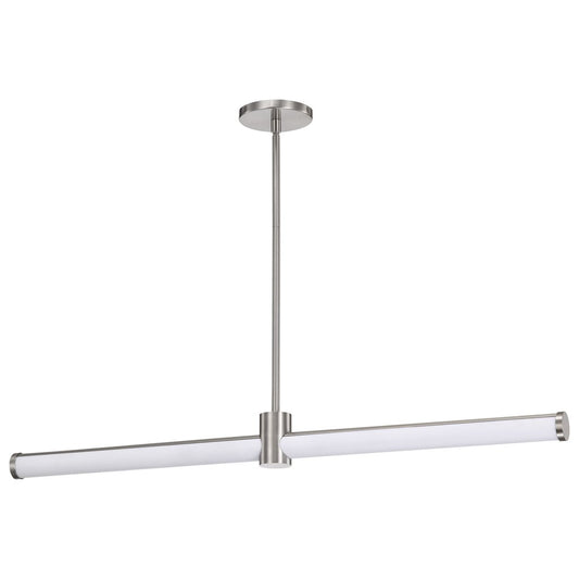 Satco 62-2272 39W LED Fixture Bowman - 36 Inch Island Pendant Brushed