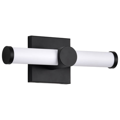 Satco 62-2201 13W LED Fixture Bowman - 12 Inch Vanity Matte Black
