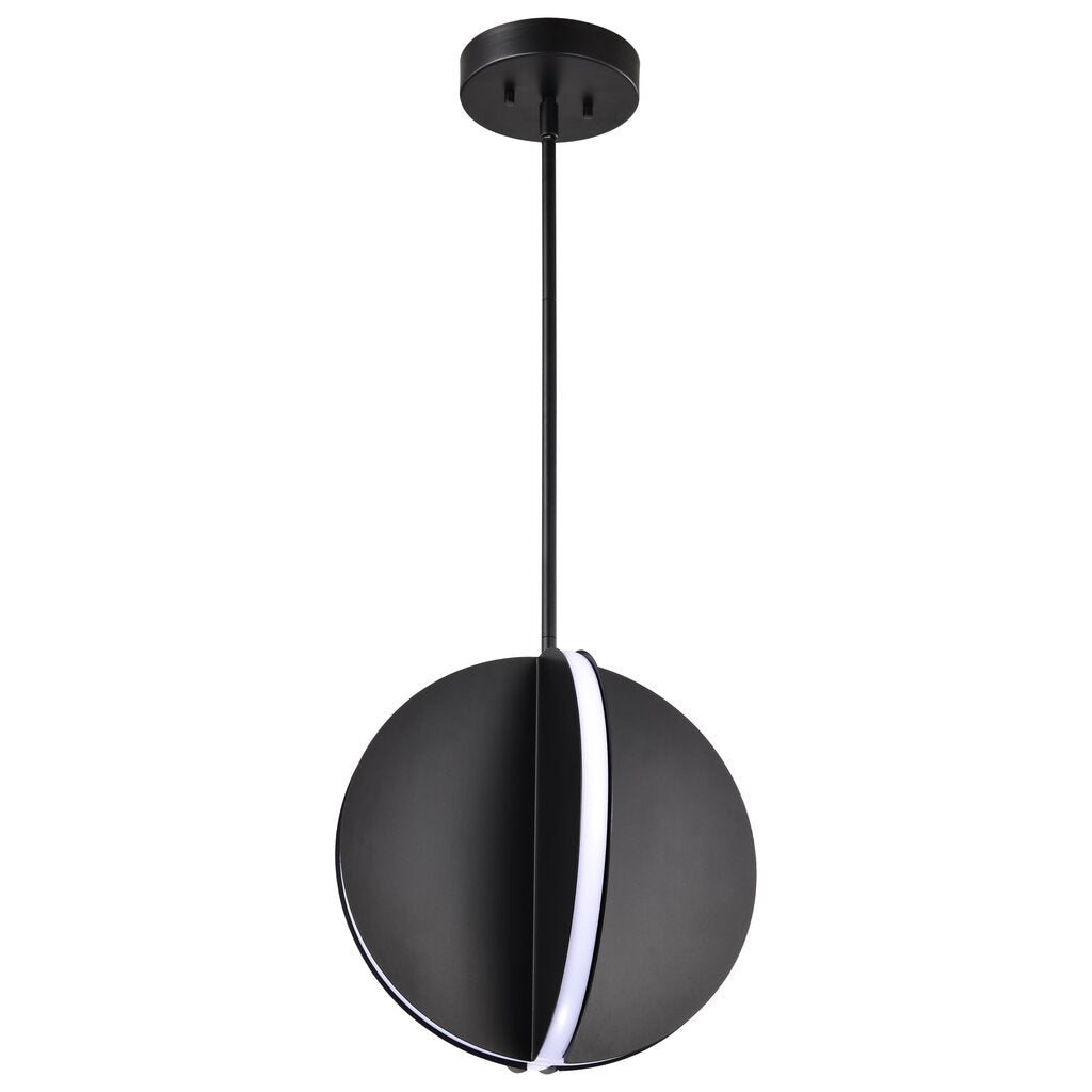 Satco 62-2151 30W LED Fixture Blaine - 13 Inch Pendant Matte Black