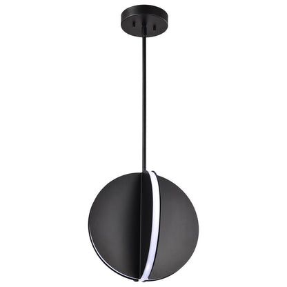 Satco 62-2151 30W LED Fixture Blaine - 13 Inch Pendant Matte Black