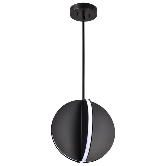 Satco 62-2151 30W LED Fixture Blaine - 13 Inch Pendant Matte Black