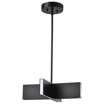 Satco 62-2141 18W LED Fixture Blaine - 16 Inch Pendant Matte Black