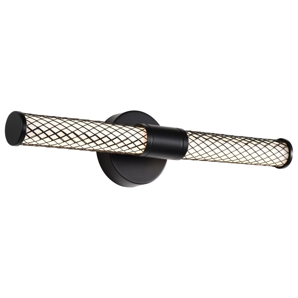 Satco 62-2131 15W LED Fixture Kingsport - 20 Inch Vanity Matte Black