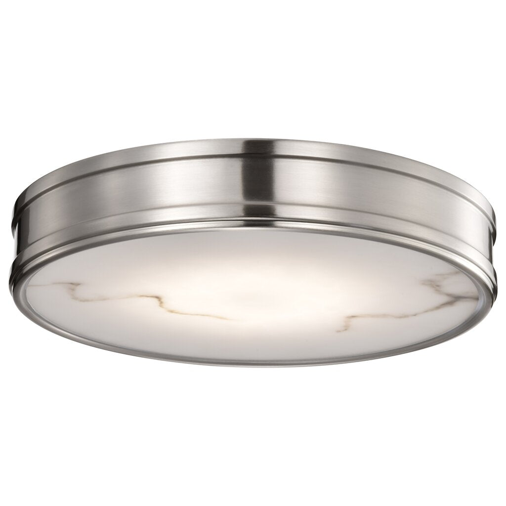 Satco 62-2111 25W LED Fixture Kendall - 14 Inch Flush Mount Brushed