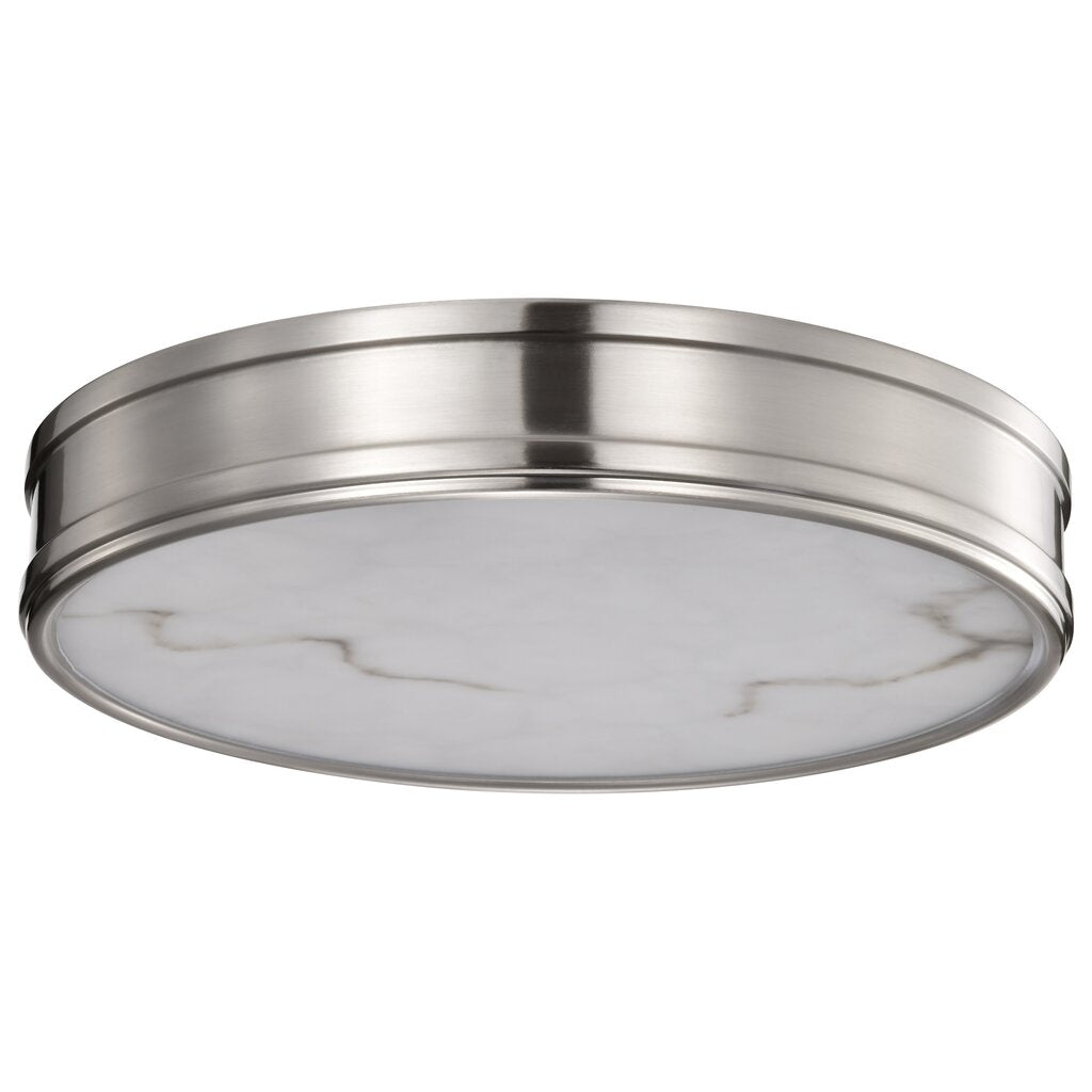 Satco 62-2111 25W LED Fixture Kendall - 14 Inch Flush Mount Brushed