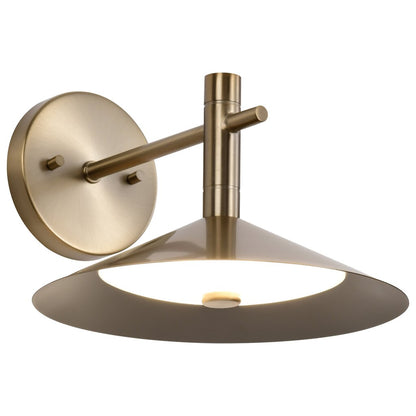 Satco 62-2094 18W LED Fixture Corrine - 10 Inch Wall Sconce Burnished