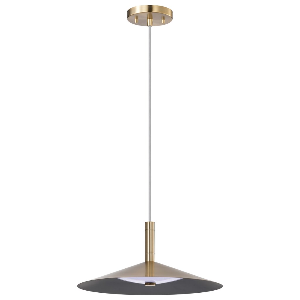 Satco 62-2092 18W LED Fixture Corrine - 14 Inch Pendant Burnished