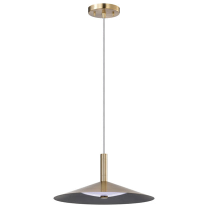 Satco 62-2092 18W LED Fixture Corrine - 14 Inch Pendant Burnished