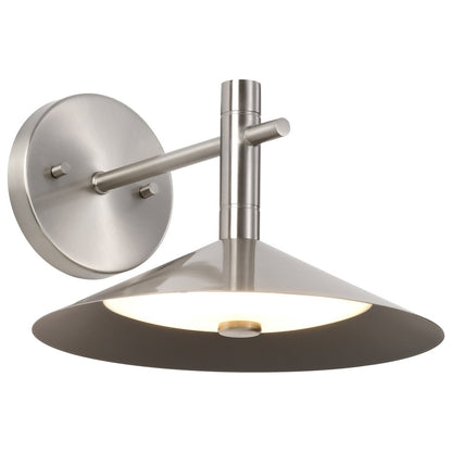 Satco 62-2084 18W LED Fixture Corrine - 10 Inch Wall Sconce Brushed