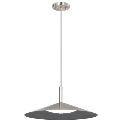 Satco 62-2083 25W LED Fixture Corrine - 18 Inch Pendant Brushed Nickel