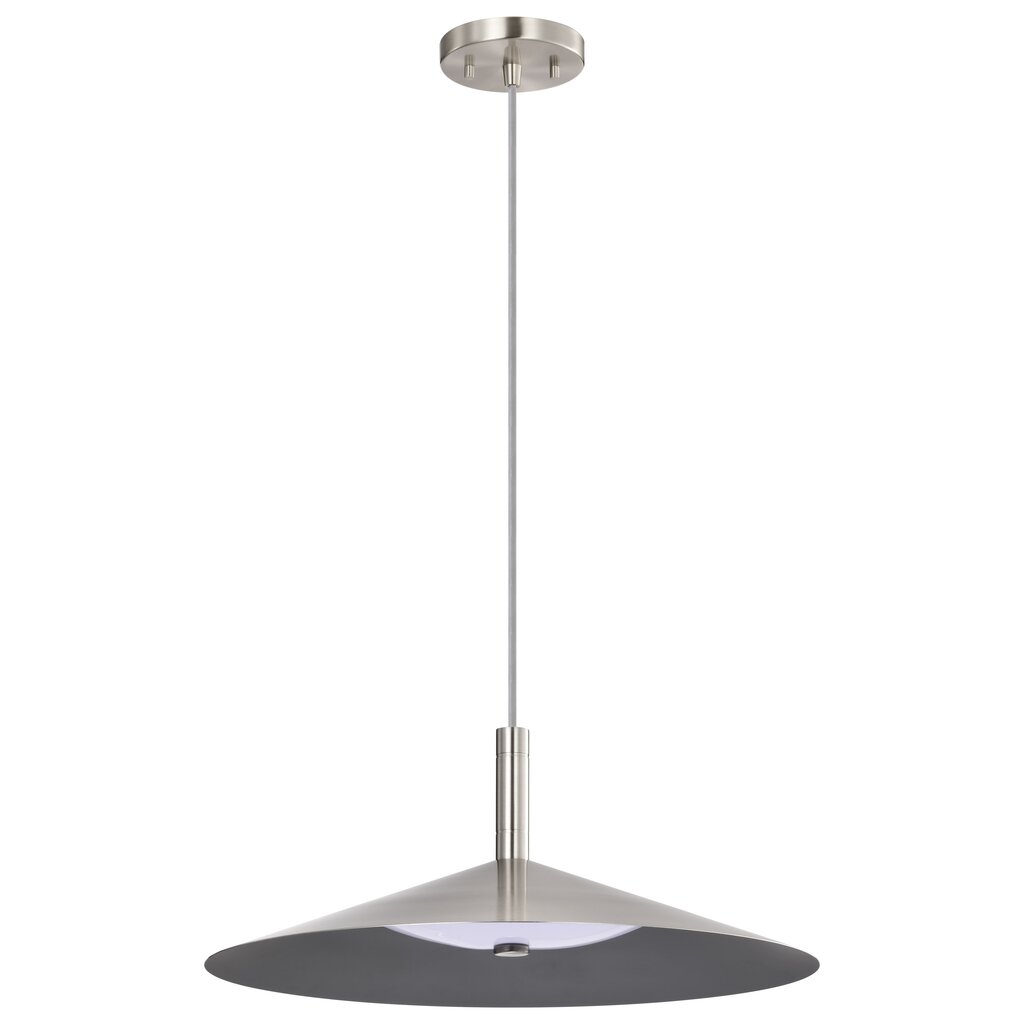 Satco 62-2083 25W LED Fixture Corrine - 18 Inch Pendant Brushed Nickel