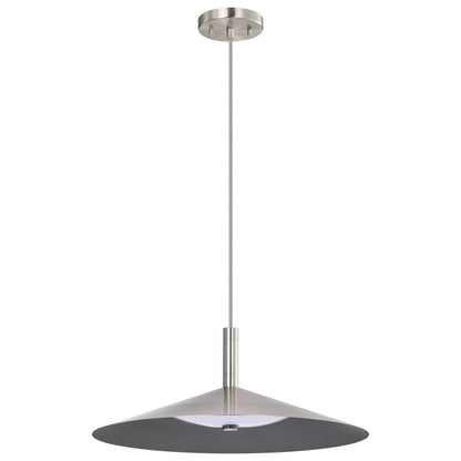 Satco 62-2083 25W LED Fixture Corrine - 18 Inch Pendant Brushed Nickel