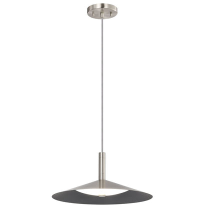 Satco 62-2082 18W LED Fixture Corrine - 14 Inch Pendant Brushed Nickel