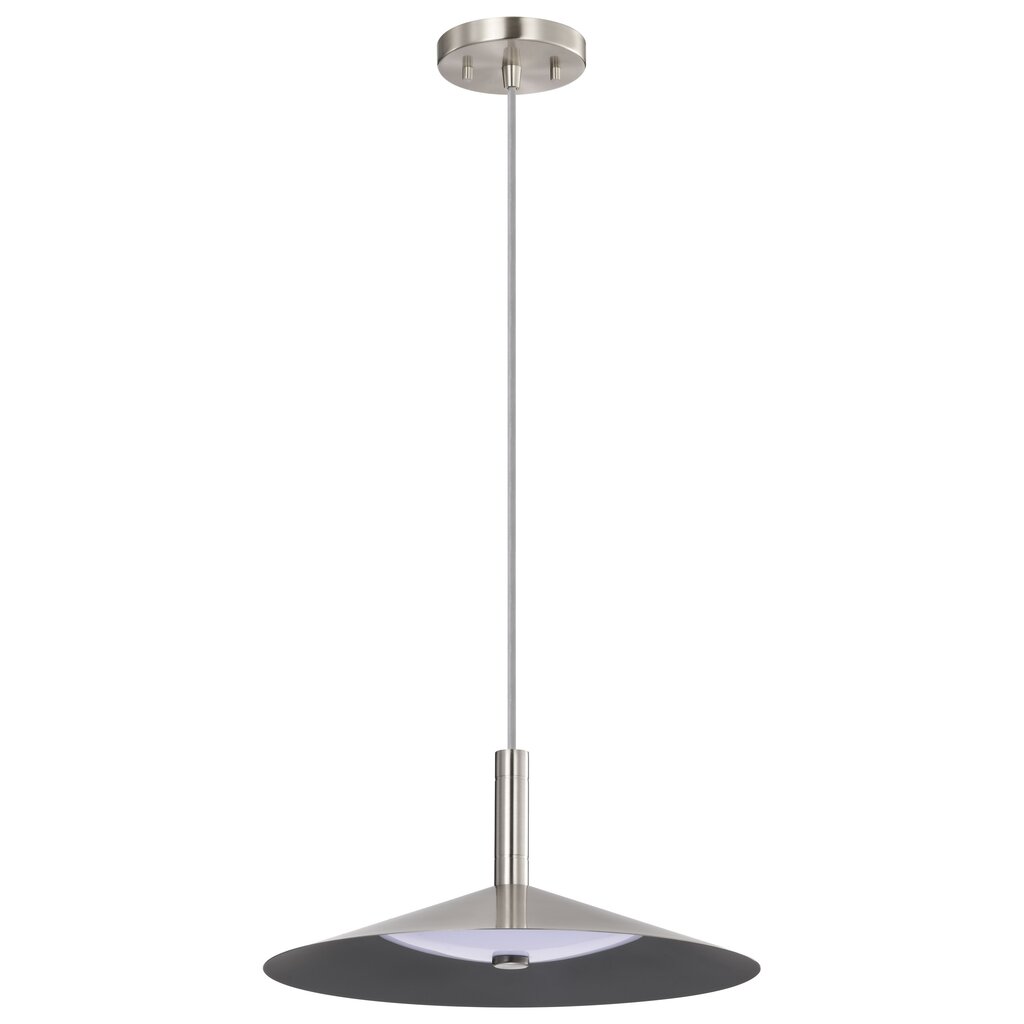 Satco 62-2082 18W LED Fixture Corrine - 14 Inch Pendant Brushed Nickel