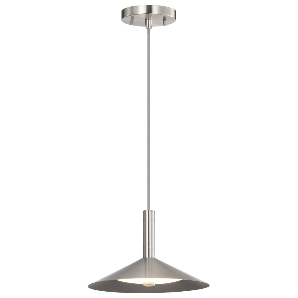 Satco 62-2081 18W LED Fixture Corrine - 10 Inch Pendant Brushed Nickel