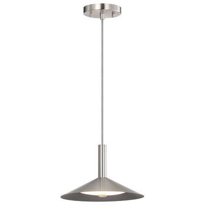 Satco 62-2081 18W LED Fixture Corrine - 10 Inch Pendant Brushed Nickel