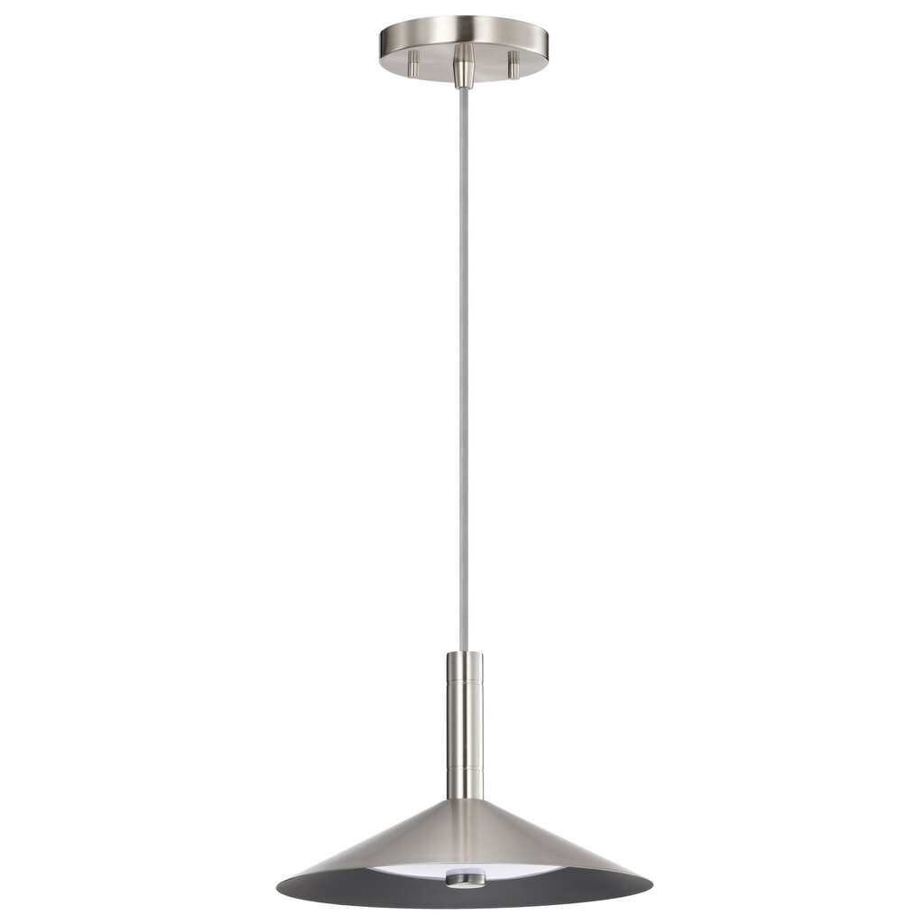 Satco 62-2081 18W LED Fixture Corrine - 10 Inch Pendant Brushed Nickel