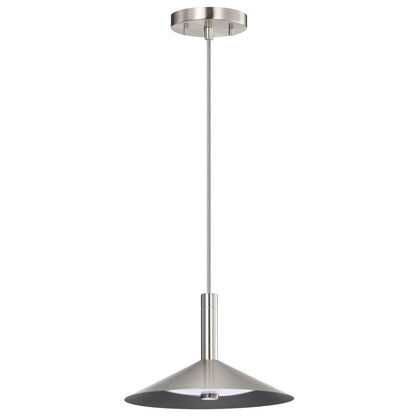 Satco 62-2081 18W LED Fixture Corrine - 10 Inch Pendant Brushed Nickel