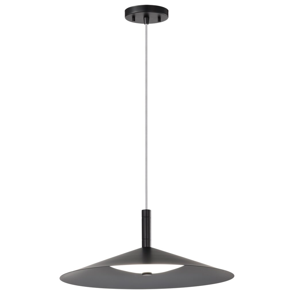 Satco 62-2073 25W LED Fixture Corrine - 18 Inch Pendant Matte Black
