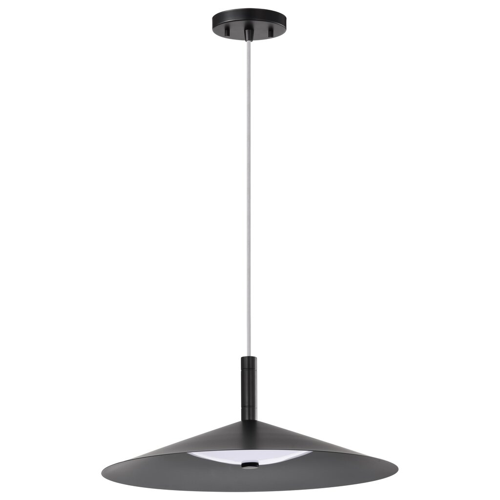 Satco 62-2073 25W LED Fixture Corrine - 18 Inch Pendant Matte Black