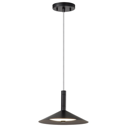 Satco 62-2071 18W LED Fixture Corrine - 10 Inch Pendant Matte Black
