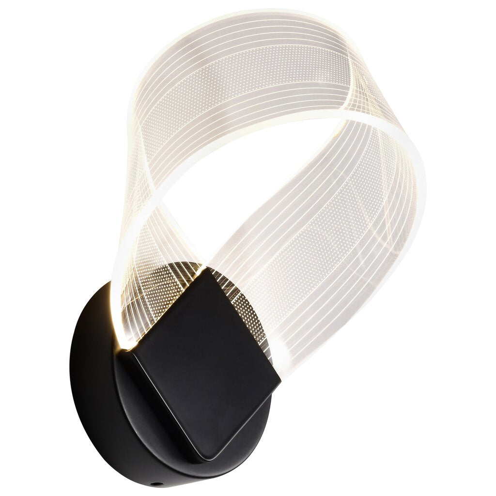 Satco 62-2037 8W LED Dimmable Fixture Barnett - 10 Inch Wall Sconce
