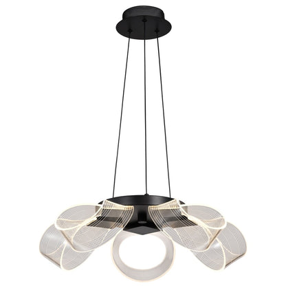 Satco 62-2036 24W LED Fixture Barnett - 21 Inch 5 Light Chandelier