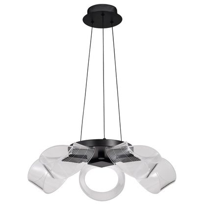 Satco 62-2036 24W LED Fixture Barnett - 21 Inch 5 Light Chandelier