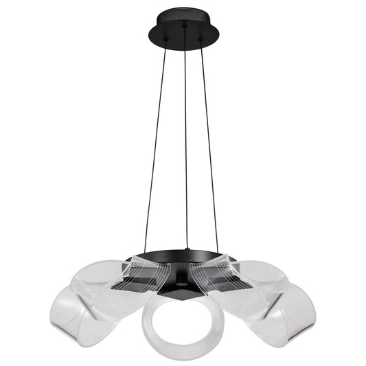 Satco 62-2036 24W LED Fixture Barnett - 21 Inch 5 Light Chandelier