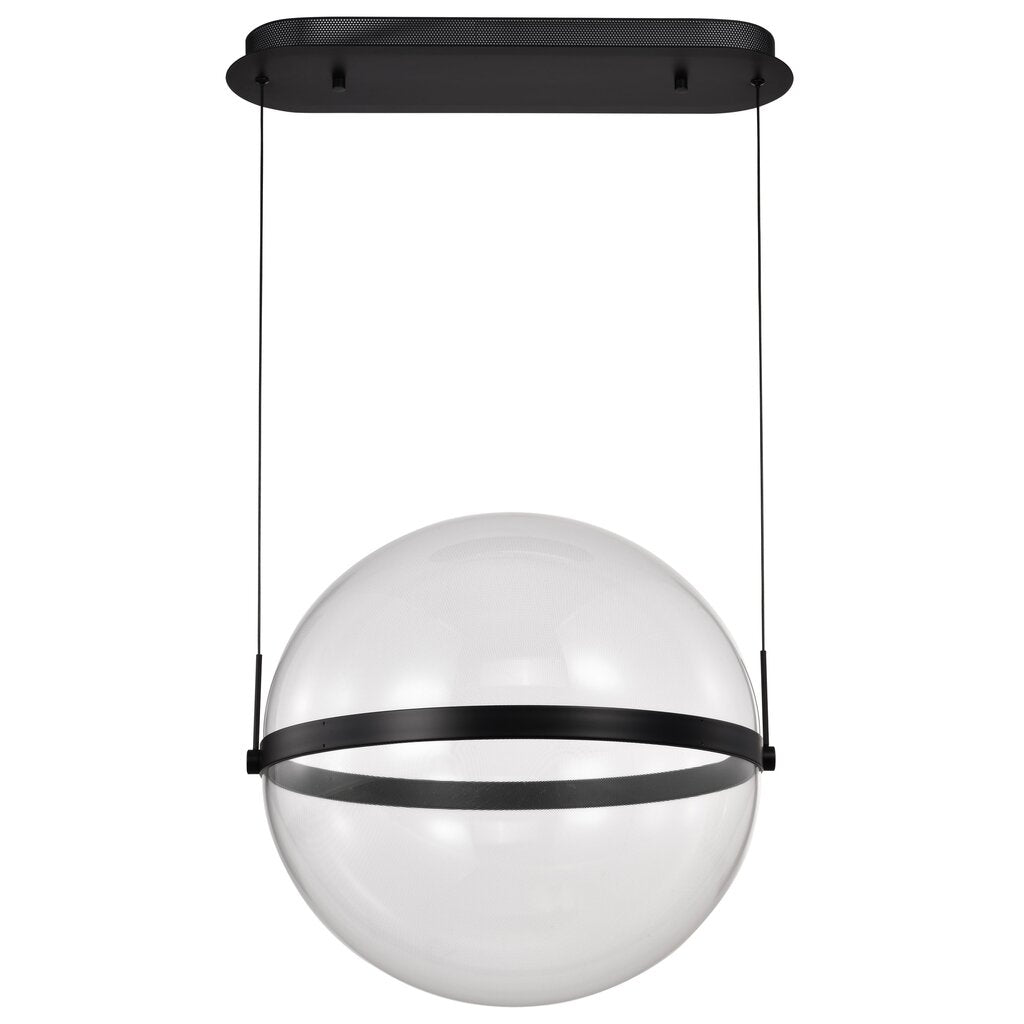 Satco 62-2034 47W LED Fixture Arvada - 20 Inch Pendant Matte Black