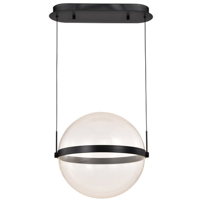 Satco 62-2033 39W LED Fixture Arvada - 16 Inch Pendant Matte Black