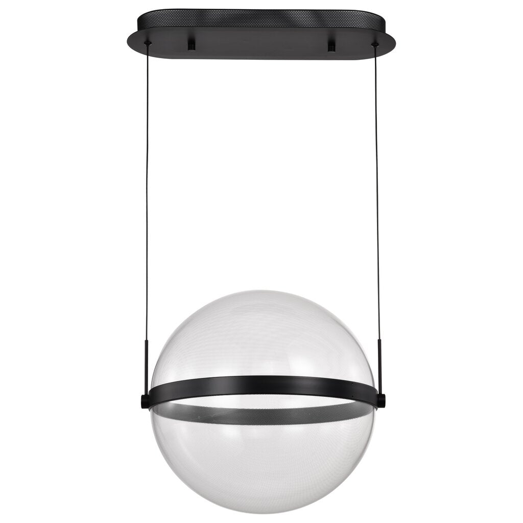 Satco 62-2033 39W LED Fixture Arvada - 16 Inch Pendant Matte Black
