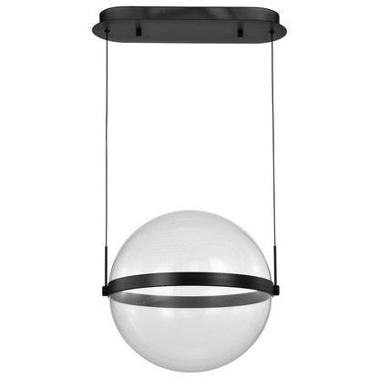Satco 62-2033 39W LED Fixture Arvada - 16 Inch Pendant Matte Black
