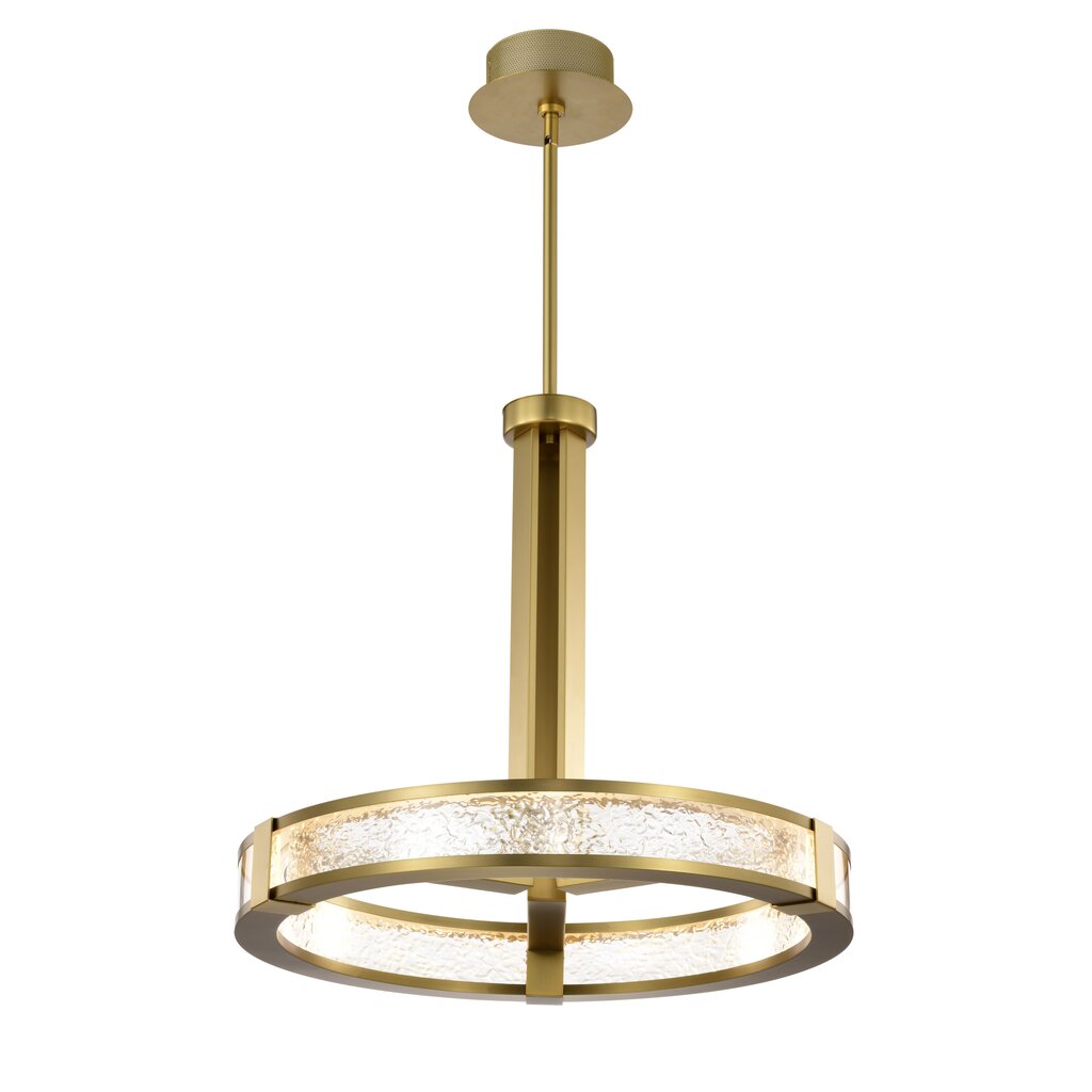 Satco 62-2013 40W LED Fixture Darrow - 24 Inch Pendant Vintage Brass