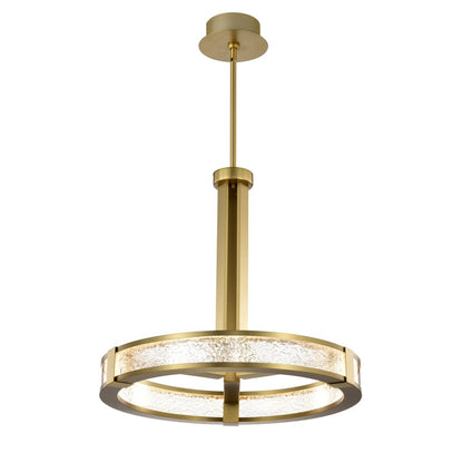 Satco 62-2013 40W LED Fixture Darrow - 24 Inch Pendant Vintage Brass