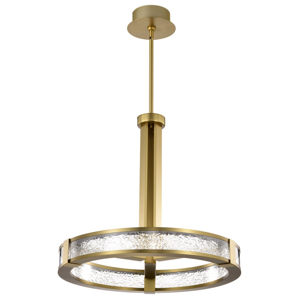Satco 62-2013 40W LED Fixture Darrow - 24 Inch Pendant Vintage Brass