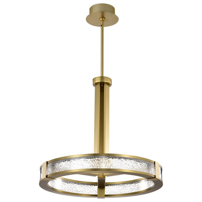 Satco 62-2013 40W LED Fixture Darrow - 24 Inch Pendant Vintage Brass