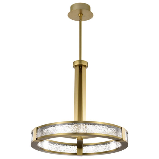 Satco 62-2013 40W LED Fixture Darrow - 24 Inch Pendant Vintage Brass