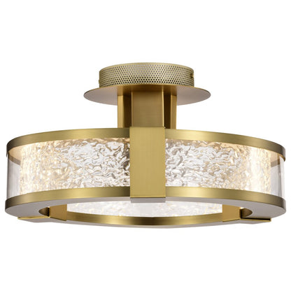 Satco 62-2011 30W LED Fixture Darrow - 13 Inch Semi Flush Vintage