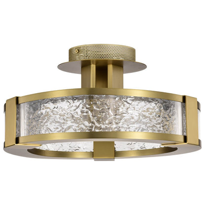 Satco 62-2011 30W LED Fixture Darrow - 13 Inch Semi Flush Vintage