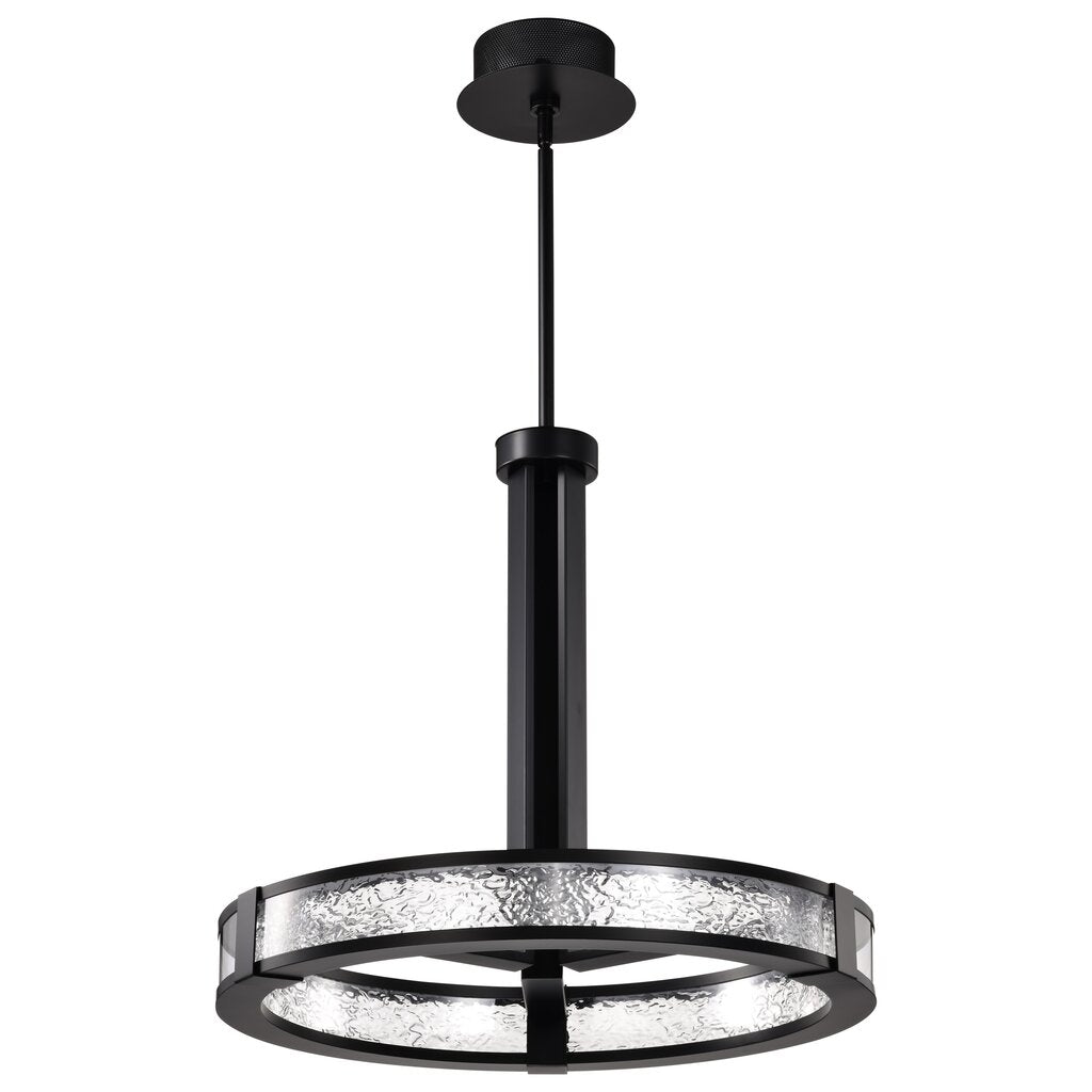 Satco 62-2003 40W LED Fixture Darrow - 24 Inch Pendant Matte Black