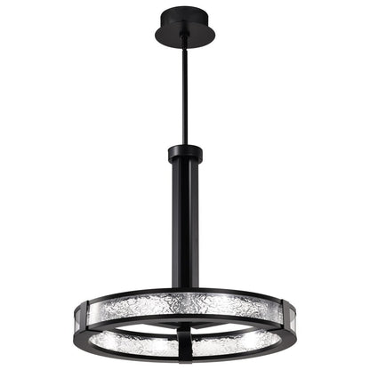 Satco 62-2003 40W LED Fixture Darrow - 24 Inch Pendant Matte Black