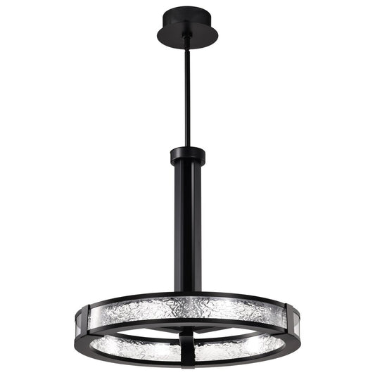 Satco 62-2003 40W LED Fixture Darrow - 24 Inch Pendant Matte Black