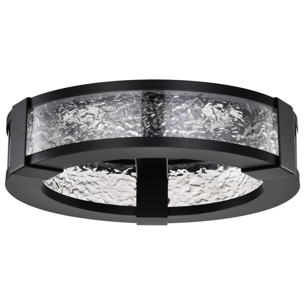 Satco 62-2002 30W LED Fixture Darrow - 13 Inch Flush Mount Matte Black