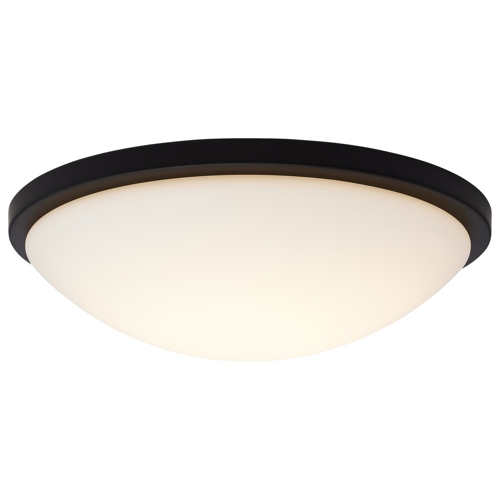 Satco 62-1944 25W LED Fixture Button - 17 Inch Flush Mount Matte Black