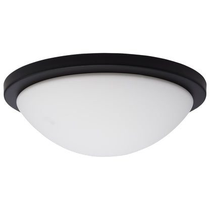 Satco 62-1943 18W LED Fixture Button - 13 Inch Flush Mount Matte Black